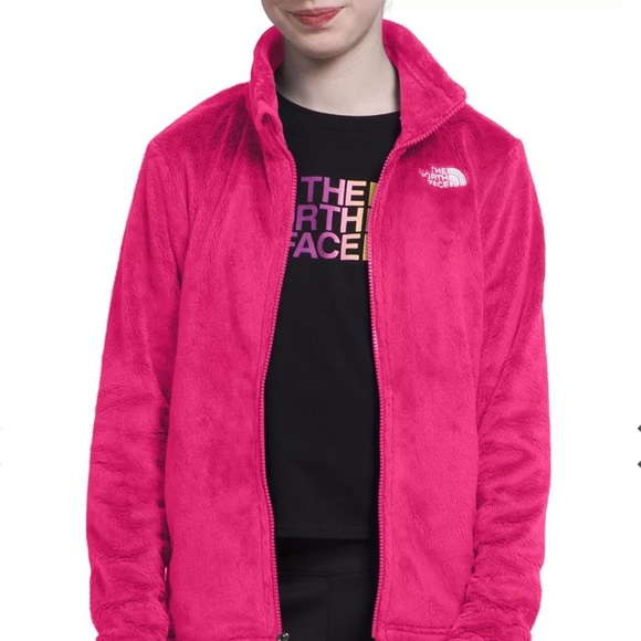 North Face Girls Osolita Full Zip Jacket - Mr. Pink - Picture 1 of 12